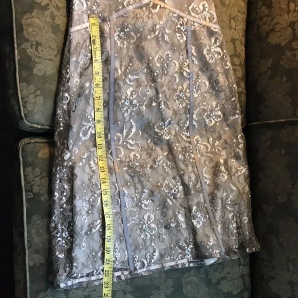 Express Lace Sequin Halter Dress NWT - Picture 4 of 4